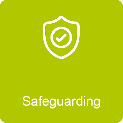 Button link to Safeguarding procedures at the College